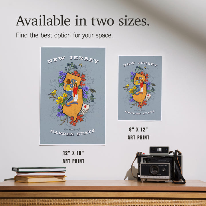 New Jersey, State Treasure Trove, State Series, Art & Giclee Prints