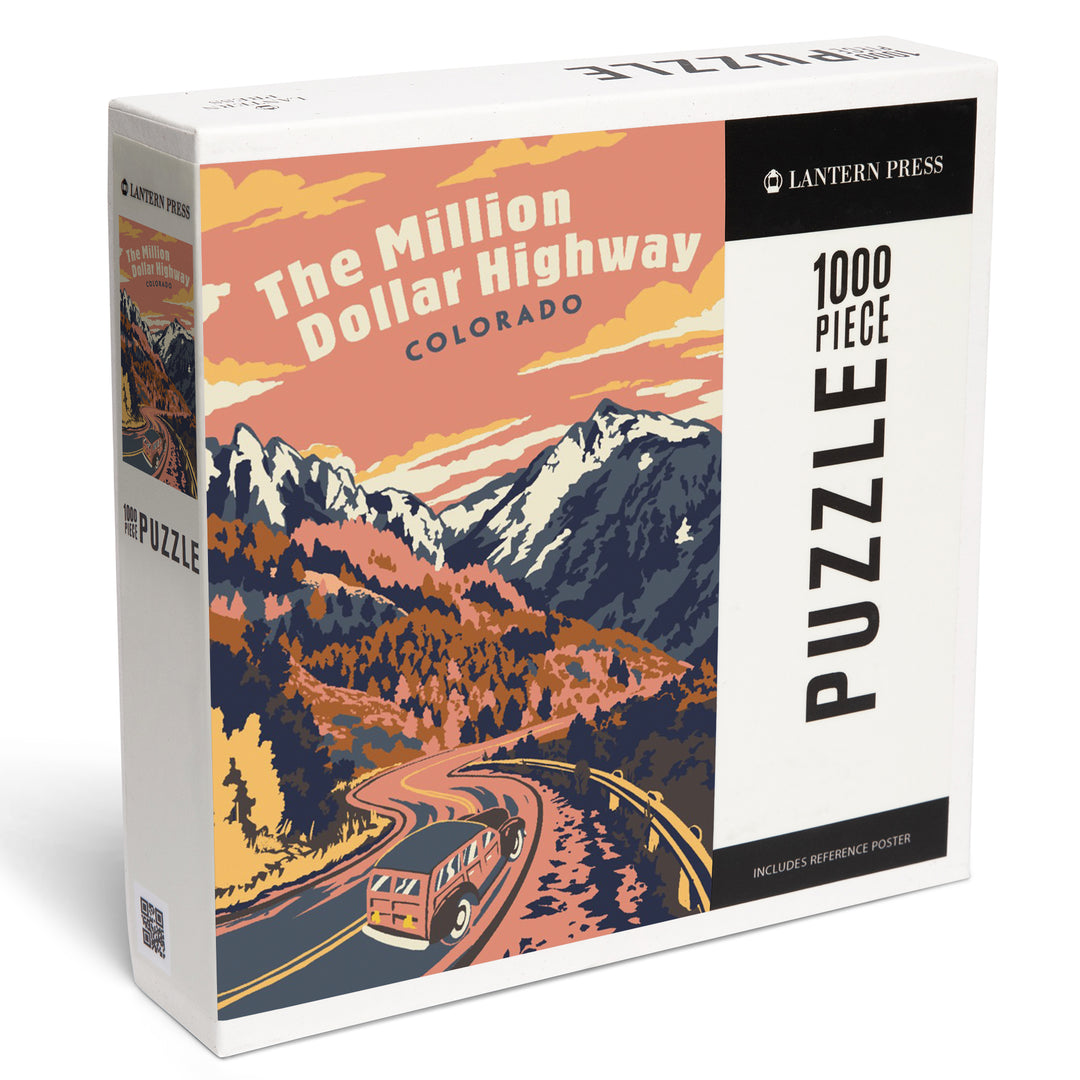 Colorado, Explorer Series, One Million Dollar Highway, 1000 Piece Jigsaw Puzzle
