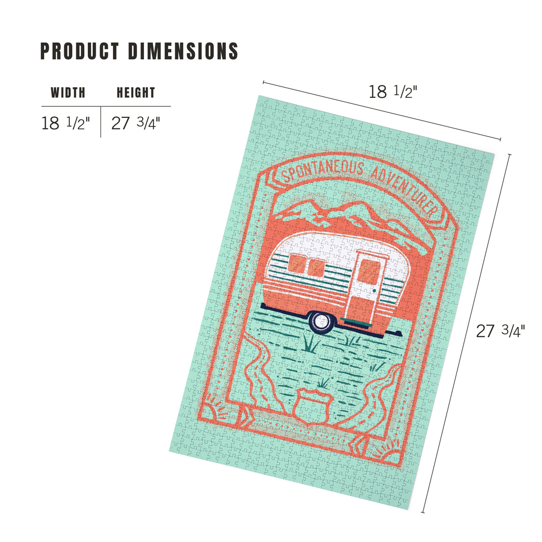 Lake Life Series, Spontaneous Adventurer, 1000 Piece Jigsaw Puzzle