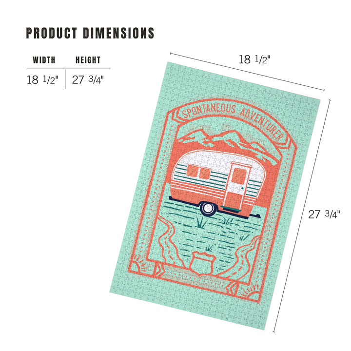 Lake Life Series, Spontaneous Adventurer, 1000 Piece Jigsaw Puzzle