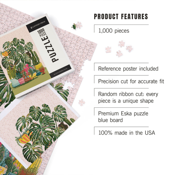 Plant Parent, Tropical Greenery, 1000 Piece Jigsaw Puzzle