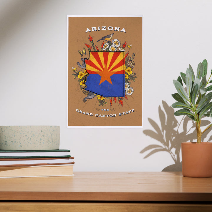 Arizona, Treasure Trove, State Series, Art & Giclee Prints