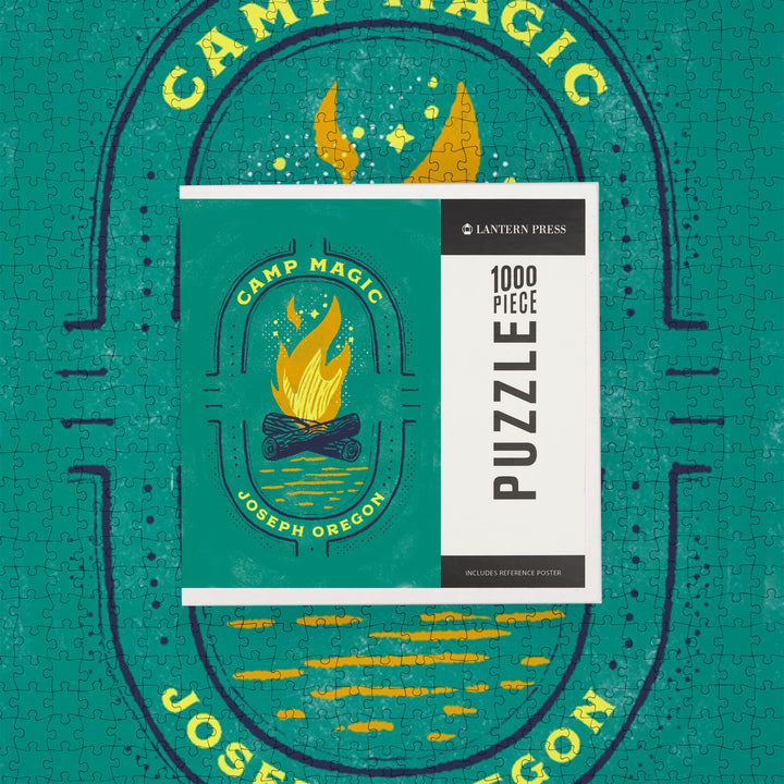 Joseph, Oregon, Lake Life Series, Camp Magic,, 1000 Piece Jigsaw Puzzle