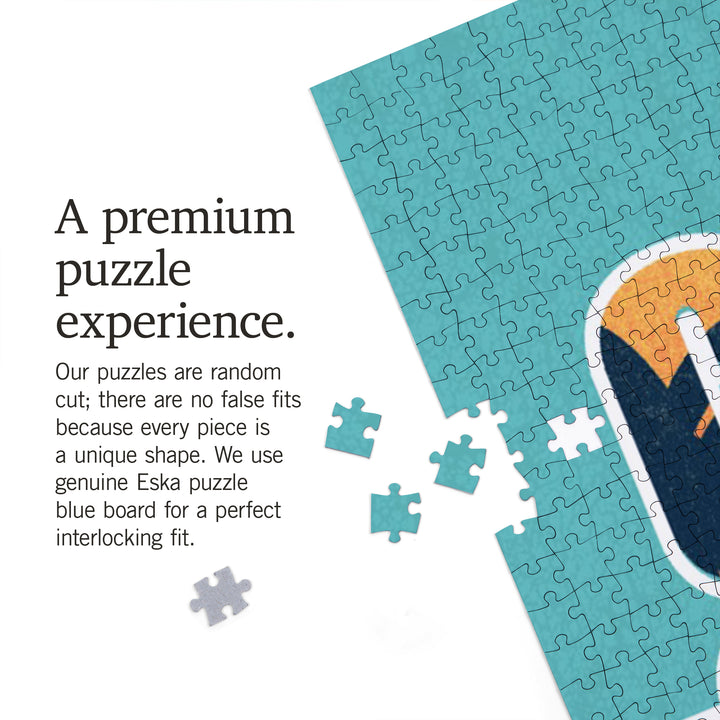 California, State Love Graphic, 1000 Piece Jigsaw Puzzle