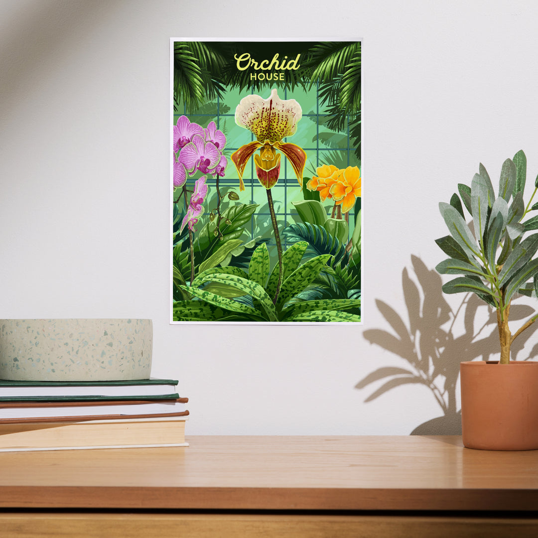 Painterly, Orchid House, Art & Giclee Prints