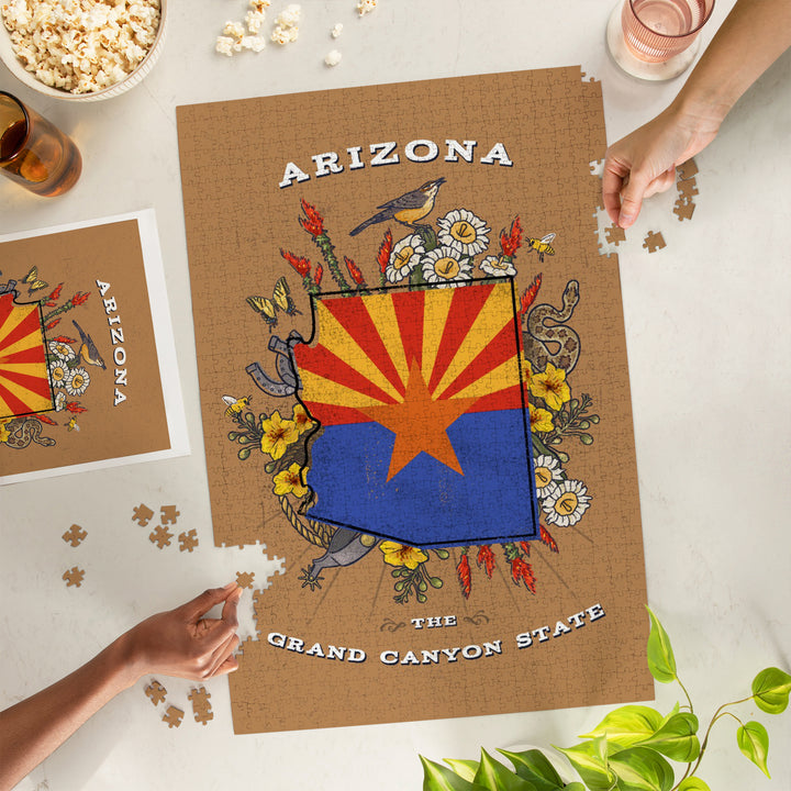 Arizona, Treasure Trove, State Series, Jigsaw Puzzle