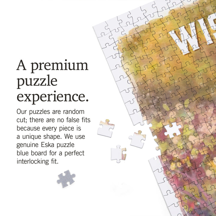 Wisconsin, Watercolor Study, Gray Wolf, 1000 Piece Jigsaw Puzzle