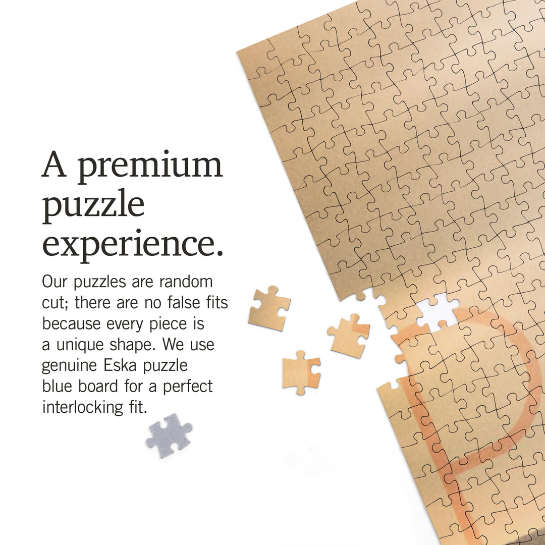 Paris, France, City Aerial View and Eiffel Tower, 1000 Piece Jigsaw Puzzle