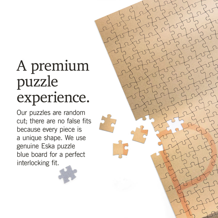 Paris, France, City Aerial View and Eiffel Tower, 1000 Piece Jigsaw Puzzle