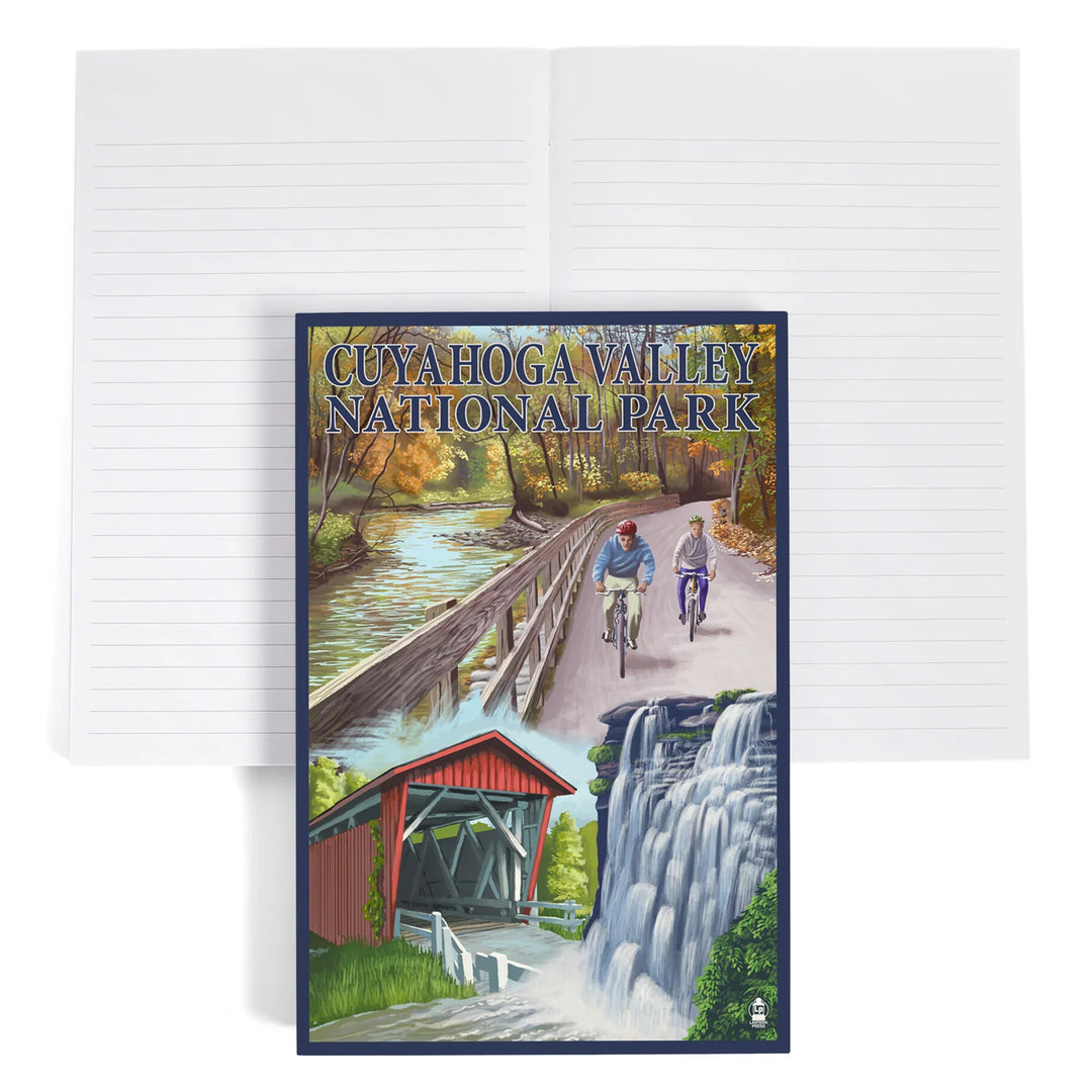 Lined 6x9 Journal, Cuyahoga Valley National Park, Ohio Views, Lay Flat, 193 Pages, FSC paper