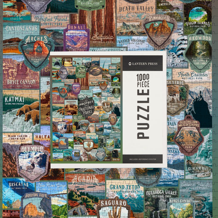 Protect our National Parks Collection, Collage, Jigsaw Puzzle