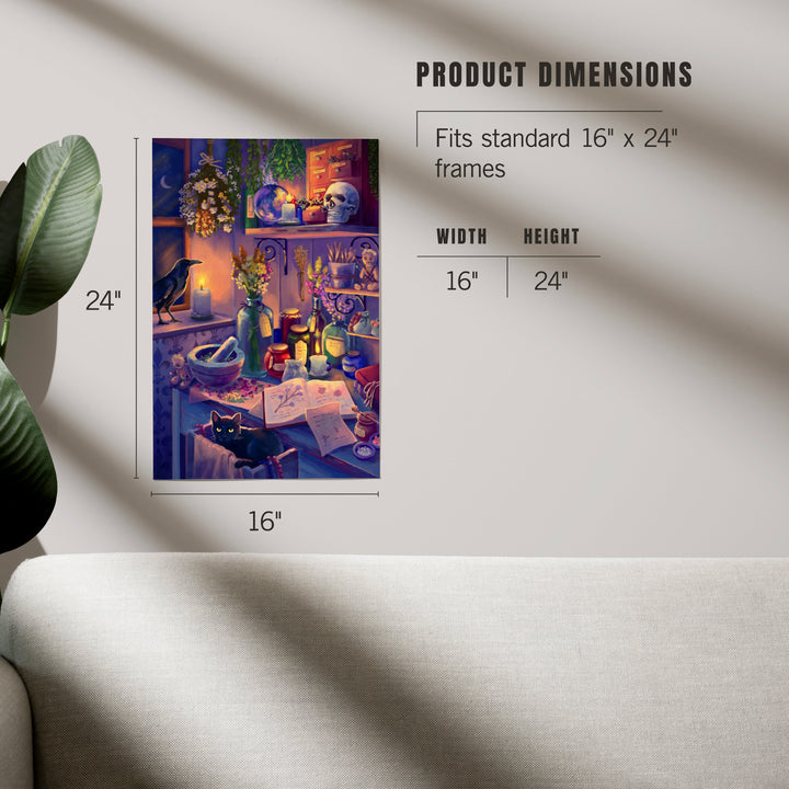 Oil Painting, Midnight Apothecary, Art & Giclee Prints