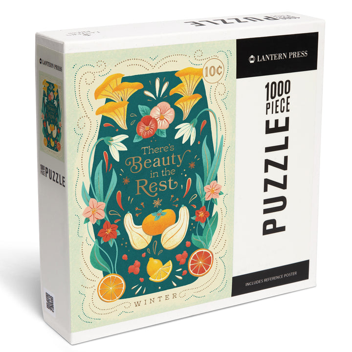 Theres Beauty in the Rest, Winter, 1000 Piece Jigsaw Puzzle
