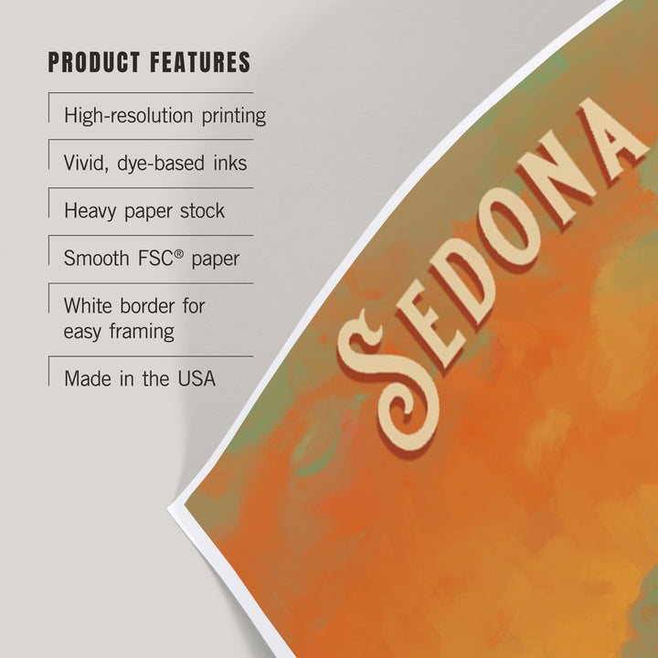 Sedona, Arizona, Oil Painting, Cholla Cactus, Art & Giclee Prints