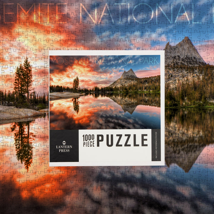Yosemite National Park, California, Cathedral Lake, 1000 Piece Jigsaw Puzzle