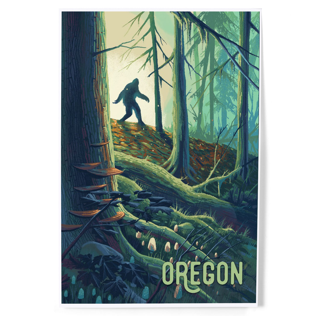 Oregon Bear and Spring Flowers, Lithograph, Art & Giclee Prints