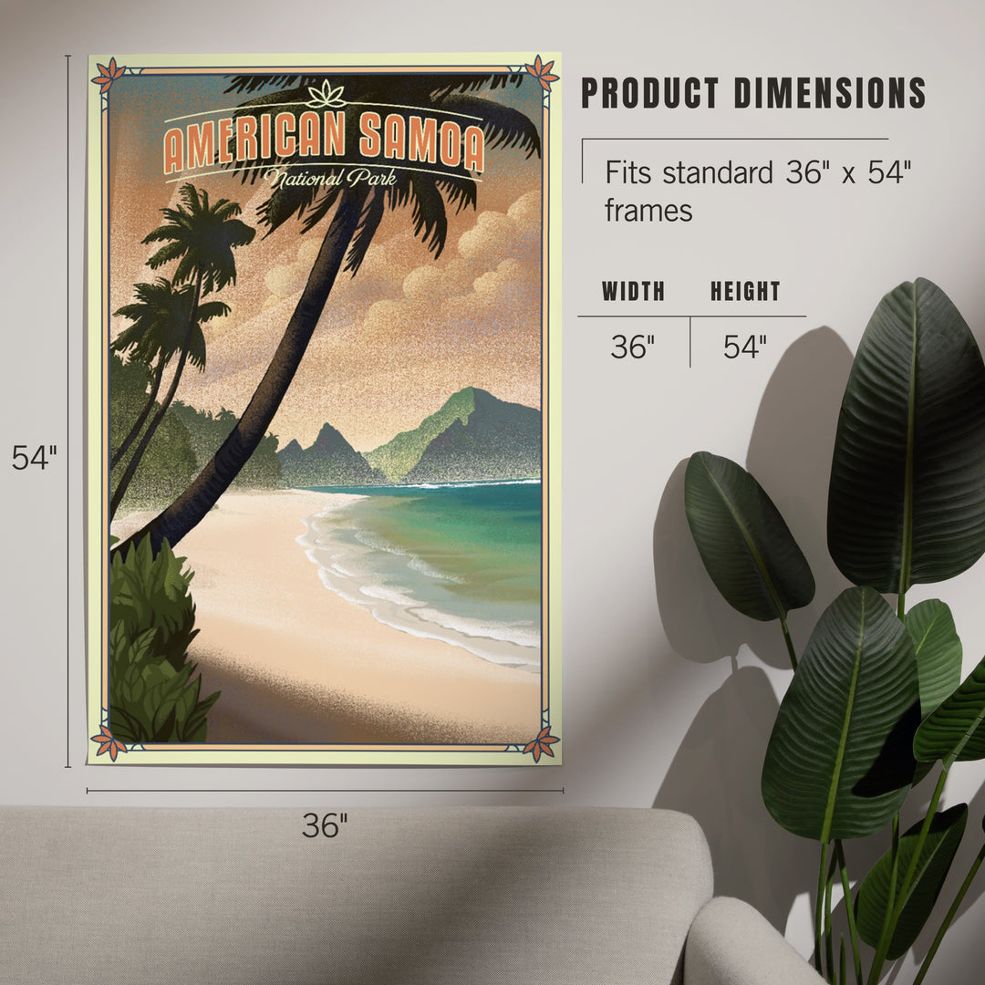 National Park of American Samoa, American Samoa, Lithograph, Art & Giclee Prints