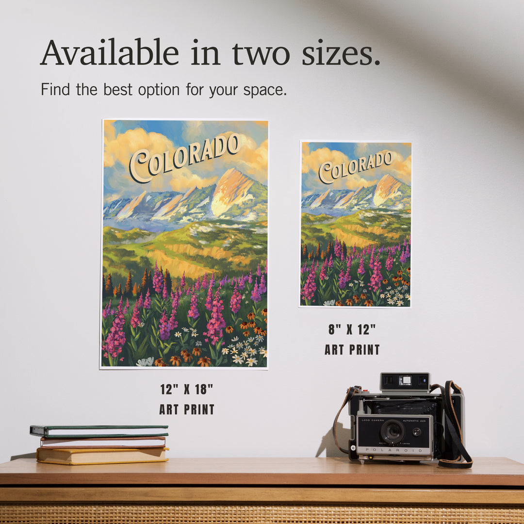 Colorado, Flatirons, Oil Painting, Art & Giclee Prints