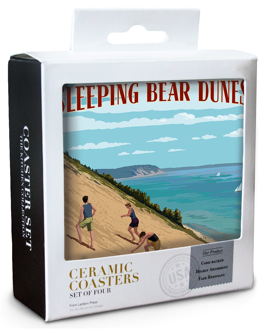 Michigan, Sleeping Bear Dunes, Coaster Set