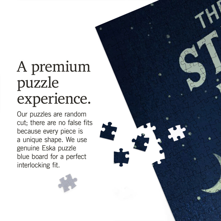 Abilene, Texas, The Stars at Night, Sleep Under the Stars, Tent and Night Sky, 1000 Piece Jigsaw Puzzle