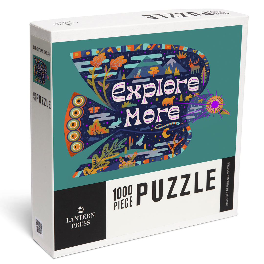 Explore More, Green, 1000 Piece Jigsaw Puzzle