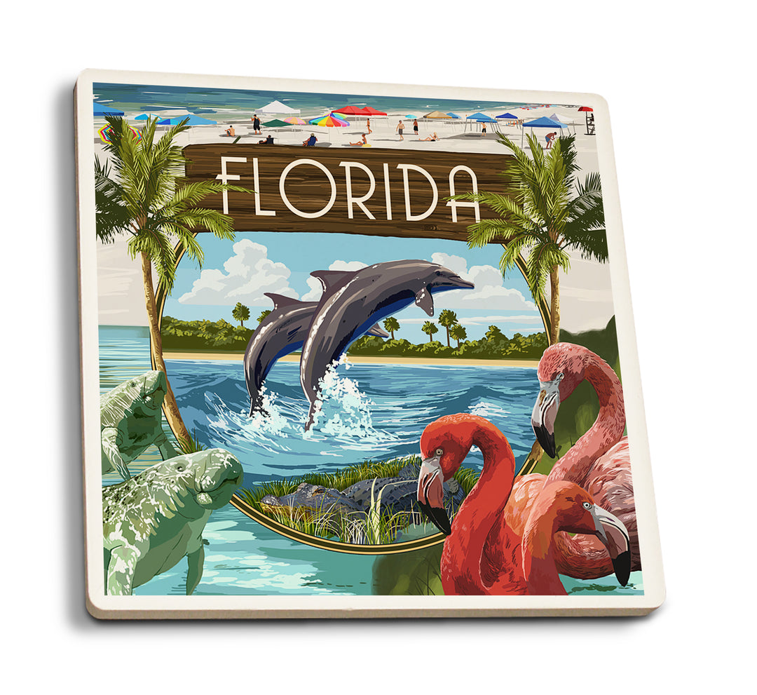 Florida, Montage, Coaster Set