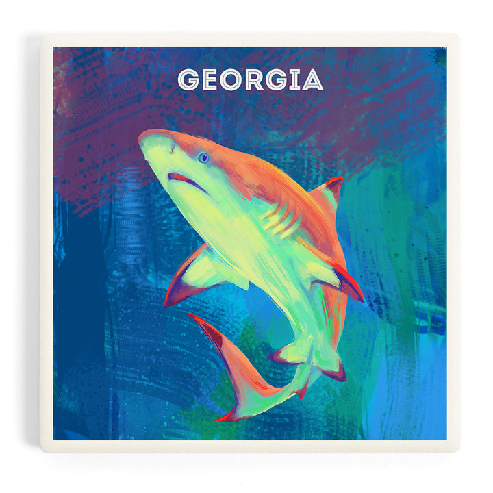 Georgia, Vivid, Blacktip Shark, Coasters