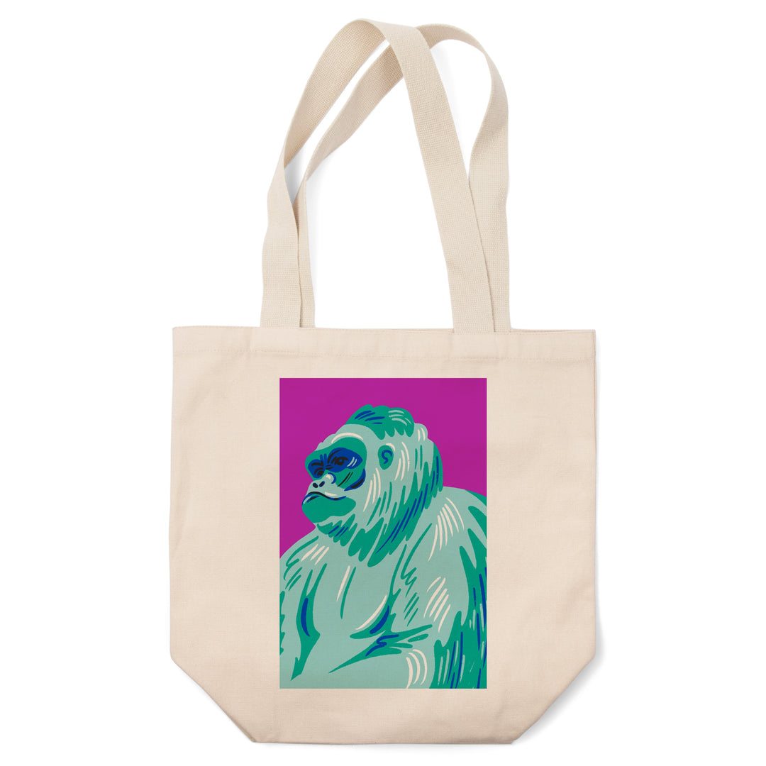 Lush Environment Collection, Gorilla Portrait, Tote Bag