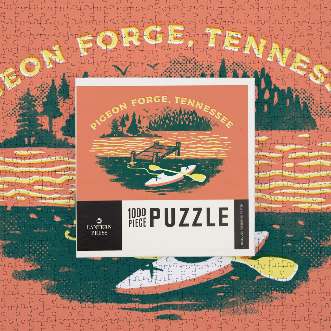 Pigeon Forge, Tennessee, Lake Life Series, Dock, 1000 Piece Jigsaw Puzzle