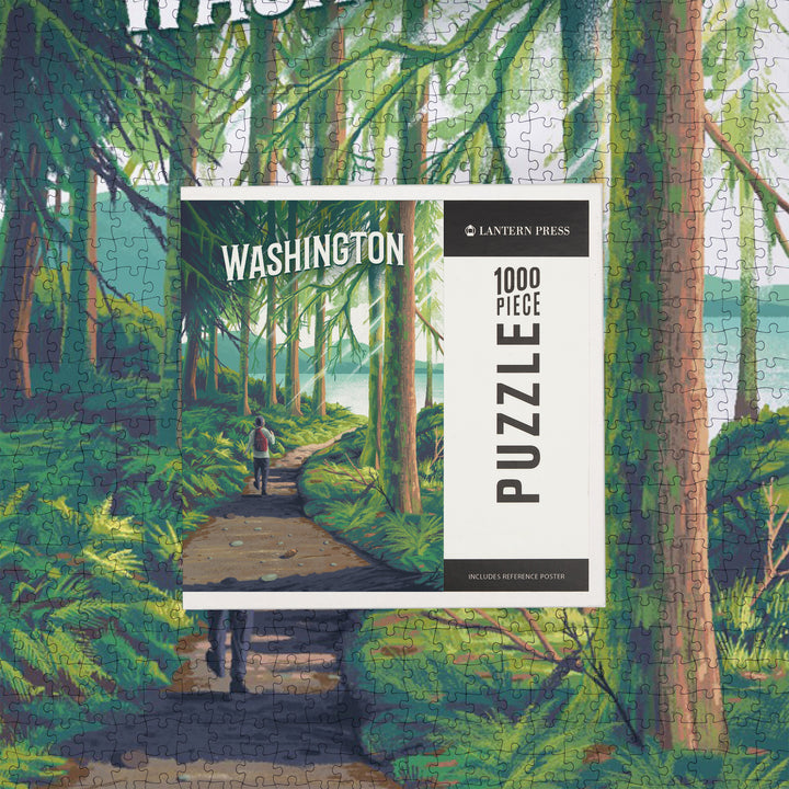 Washington, Walk In The Woods, Day Hike, 1000 Piece Jigsaw Puzzle