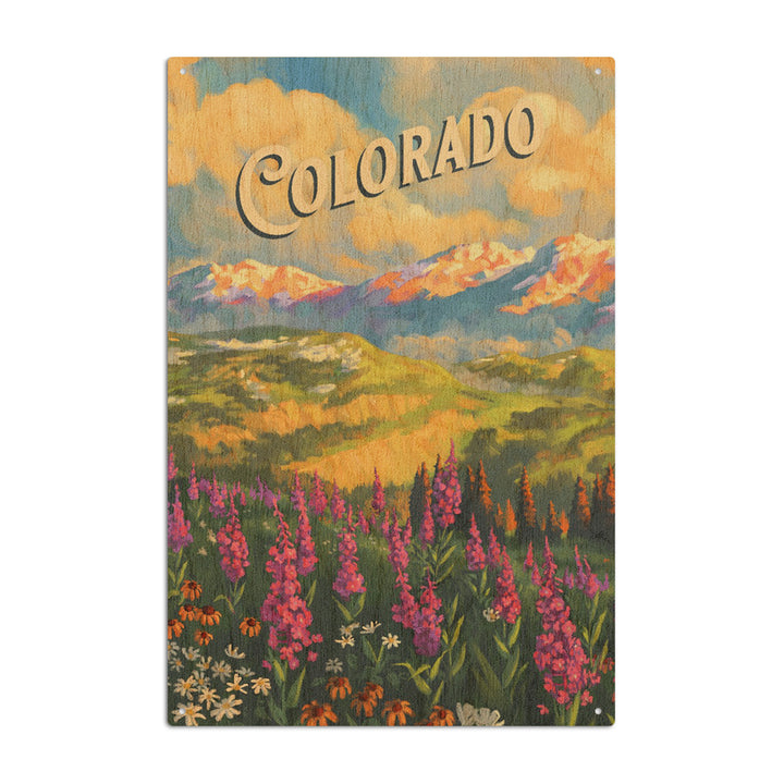 Colorado, Oil Painting, Lantern Press Artwork, Wood Signs and Postcards