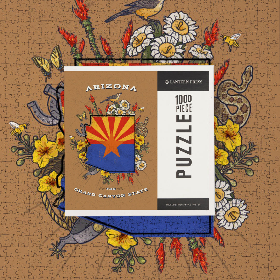 Arizona, Treasure Trove, State Series, Jigsaw Puzzle