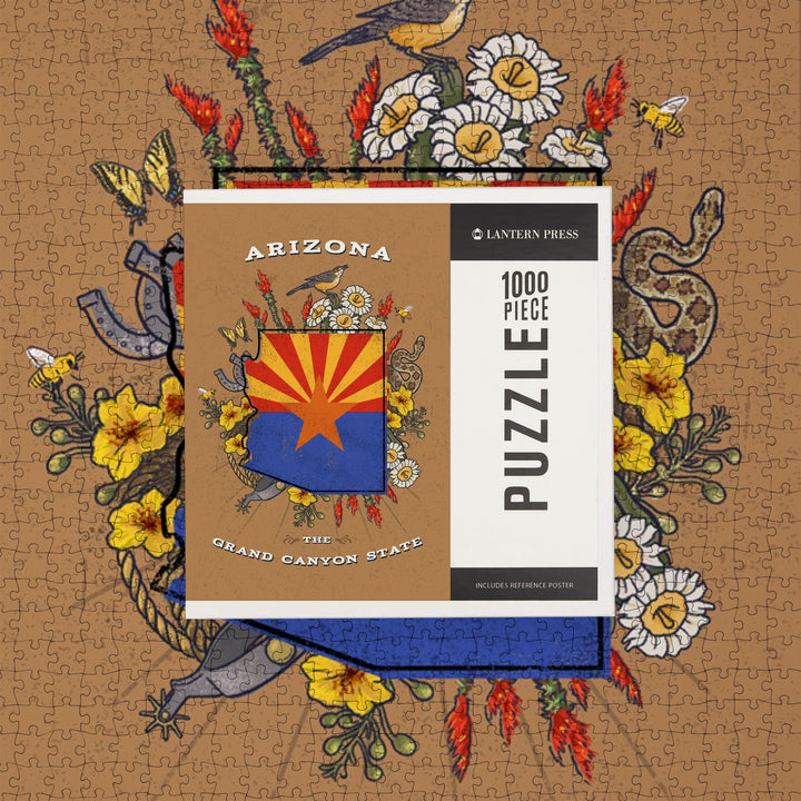 Arizona, Treasure Trove, State Series, Jigsaw Puzzle