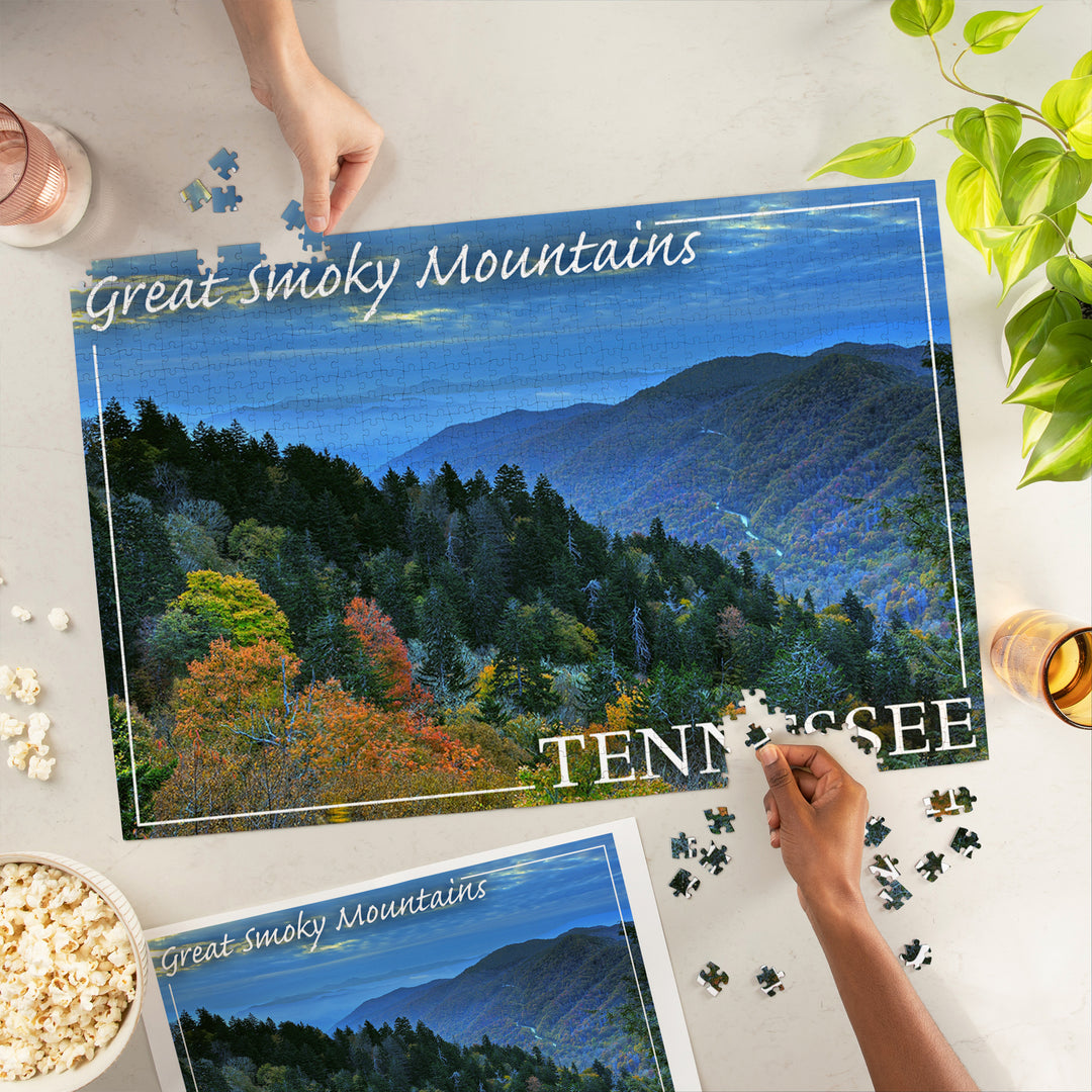 Great Smoky Mountains, Tennessee, Day, Jigsaw Puzzle