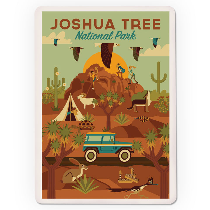 Playing Cards, Joshua Tree National Park Geometric, 52 Card Deck with Jokers in Box, Unique Art