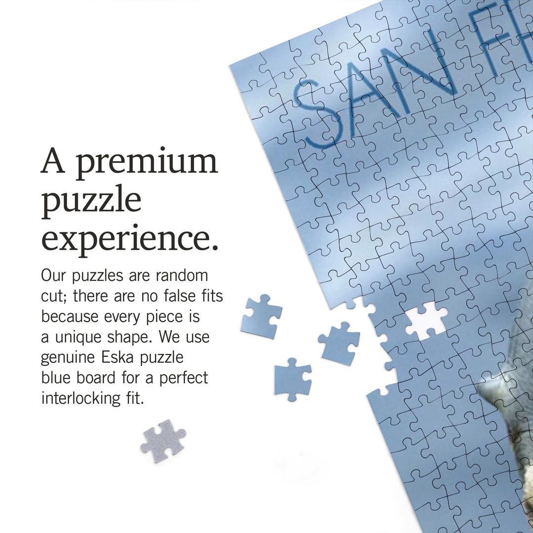 San Francisco, California, Sea Lions Cuddle, Photography, 1000 Piece Jigsaw Puzzle