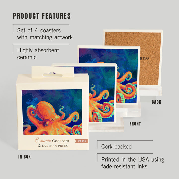 Vivid, Octopus, Coasters