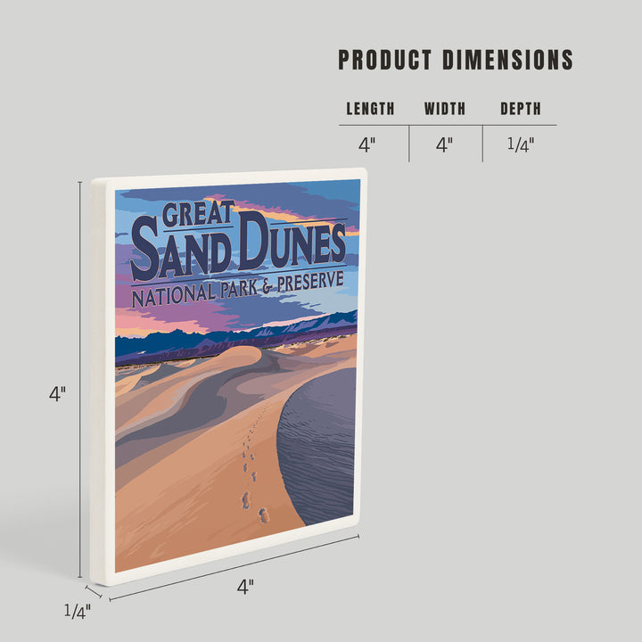 Great Sand Dunes National Park and Preserve, Colorado, Dunes and Footprints, Coasters