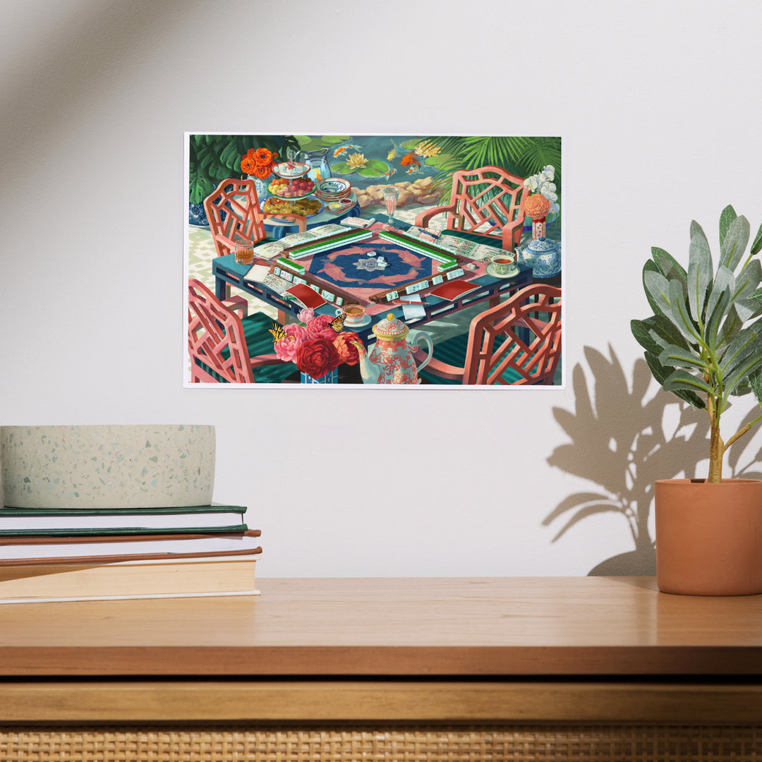 Oil Painting, Mahjong Life, Art & Giclee Prints
