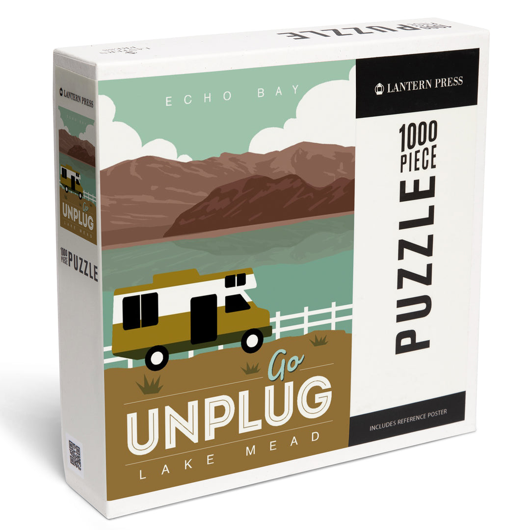 Lake Mead, Echo Bay, Go Unplug, Jigsaw Puzzle