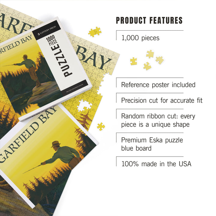 Garfield Bay, Idaho, Fly Fishing Scene, 1000 Piece Jigsaw Puzzle