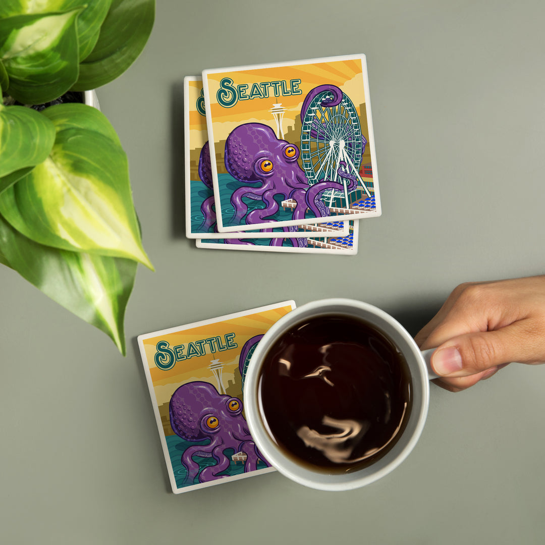 Seattle, Washington, Giant Octopus, Coasters