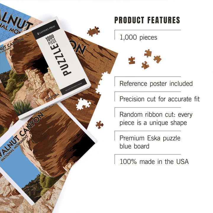 Walnut Canyon National Monument, Arizona, Jigsaw Puzzle