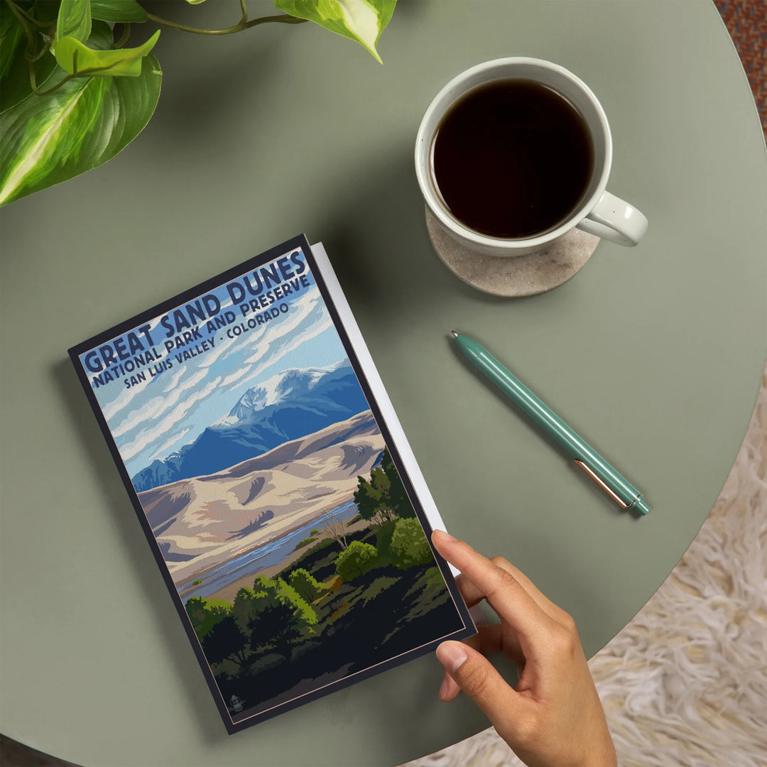 Lined 6x9 Journal, Great Sand Dunes National Park and Preserve, Colorado, Lay Flat, 193 Pages, FSC paper
