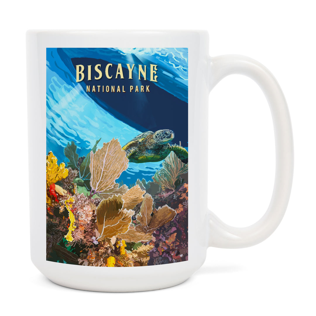 Biscayne National Park, Florida, Painterly National Park Series, Ceramic Mug