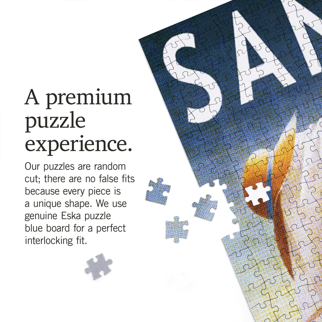 Sanibel, Florida, Beach Chair and Ball, 1000 Piece Jigsaw Puzzle