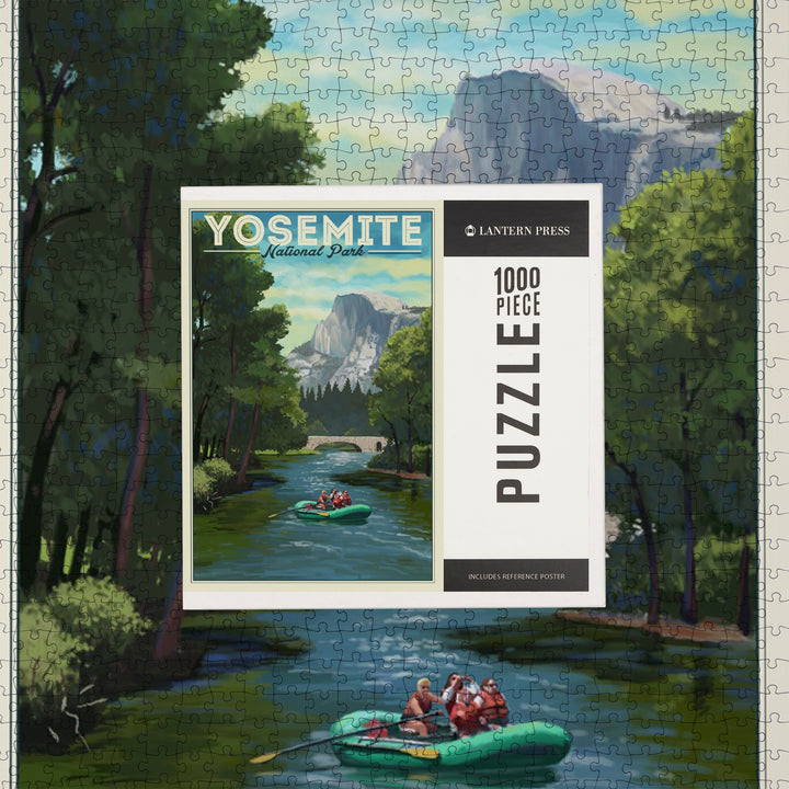 Yosemite National Park, California, Merced River, Jigsaw Puzzle