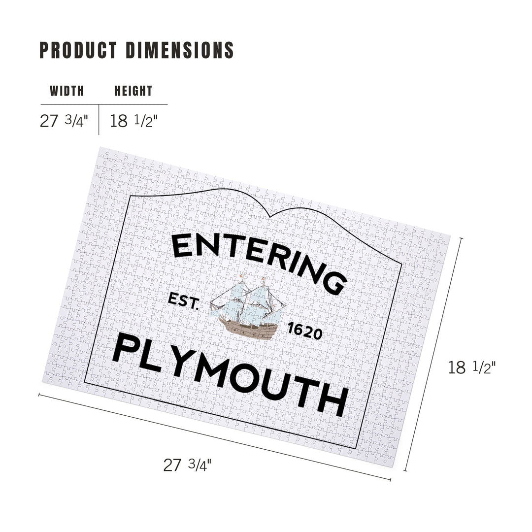 Plymouth, Massachusetts, Entering Plymouth, Weather Vane, Jigsaw Puzzle