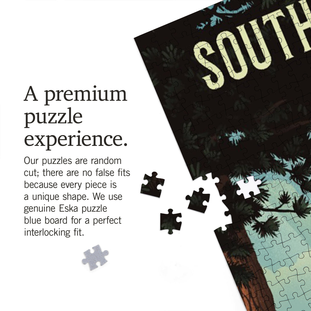 South Carolina, Today's Office, Coastal Series, Hammock on Beach, 1000 Piece Jigsaw Puzzle