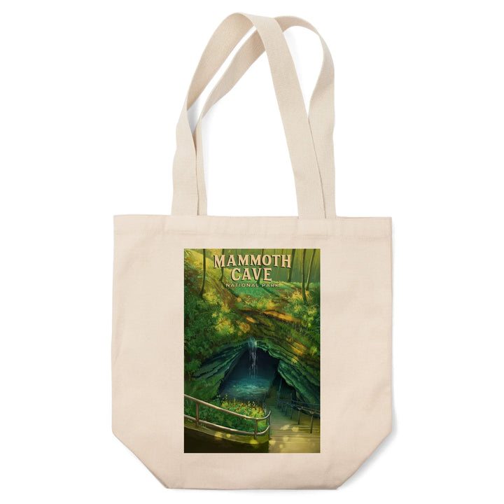 Mammoth Cave National Park, Oil Painting, Tote Bag